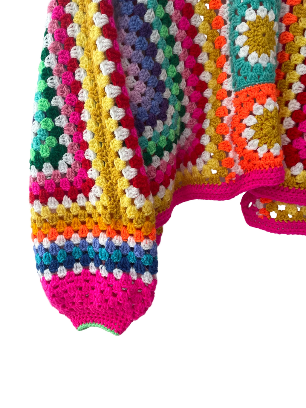 Daisy granny hexagon cardigan