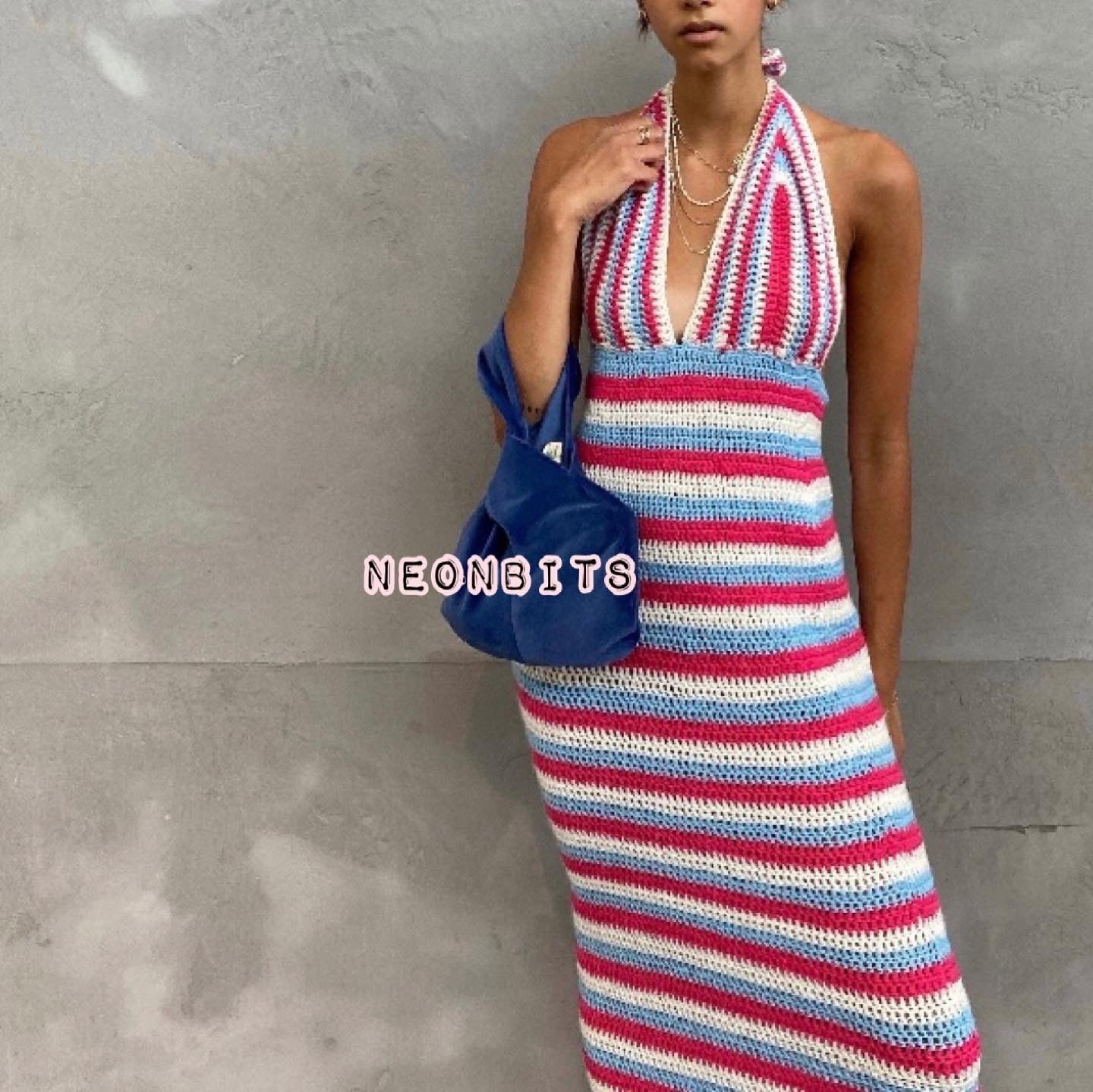 Multicoloured maxi dress