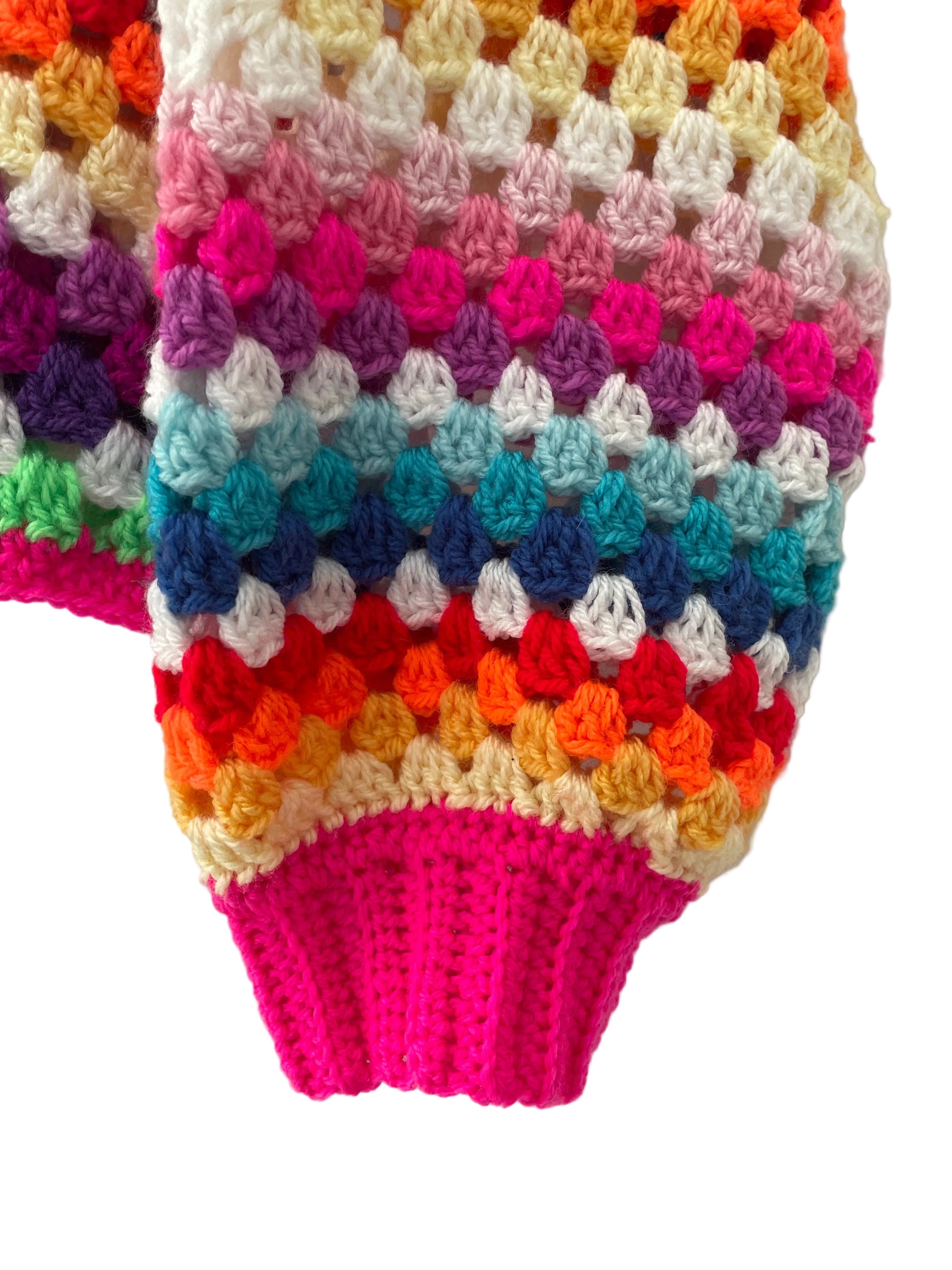 Daisy granny hexagon cardigan